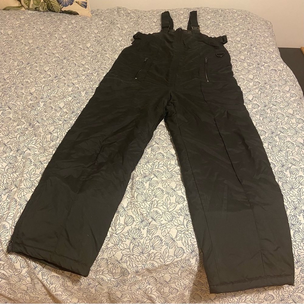 Black ski waders